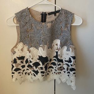 English Factory Cropped Top Size Small